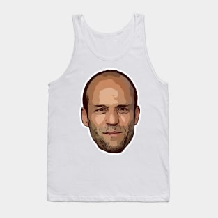 Jason Statham Vector Art Tank Top